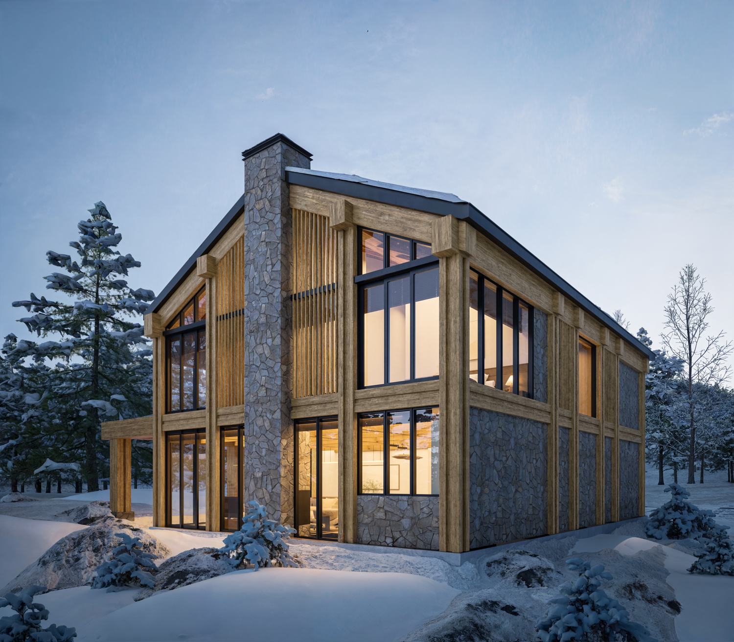 Karamatsu exterior, Niseko Mori