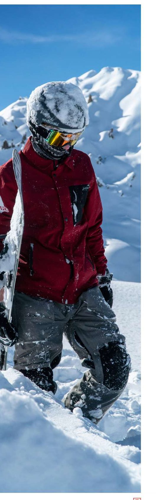 Skiing and snowboarding in Niseko powder near Annupuri